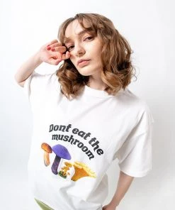 [SPUNKY] SS 22 BIG MUSHROOM T-SHIRT (WHITE)