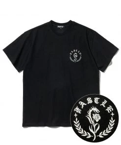 [FASTLE] SS 22 Flower Dragon Symbol Tee Black
