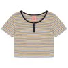 [HIGH SCHOOL DISCO] SS 22 Stripe Crop T-shirt Best Sellers