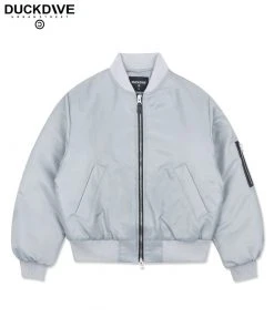 Best Sellers [DUCKDIVE] Seasonless RGL 2way Zip MA-1 GRAY