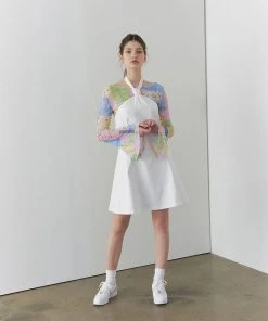 JULIE BEANS [JULYE HAN] SS 22 Flare Sleeve Sheer T - Patchwork