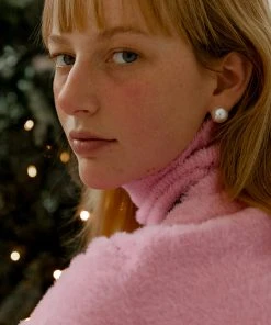 Best Sellers [MIDNIGHT MOMENT] Seasonless Double Pearl Clutch Earring