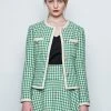 [MAKEATOAST] SS 22 AVOCADO TWEED JACKET