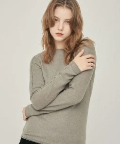 Best Sellers [LARTIGENT] SS 22 STITCH T-SHIRT(KHAKI)