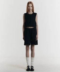 [MEENDERI] SS 22 MEENDERI SHORT PANTS - BLACK Best Sellers