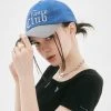 [NASTY FANCY CLUB] Summer 22 AUTHENTIC COLORING BALL CAP (BLUE)_F22QE803