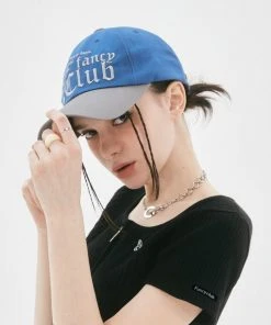 [NASTY FANCY CLUB] Summer 22 AUTHENTIC COLORING BALL CAP (BLUE)_F22QE803