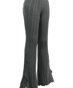 Best Sellers [GANGYOUNG] SS 22 BLACK FLORAL JERSEY PANTS