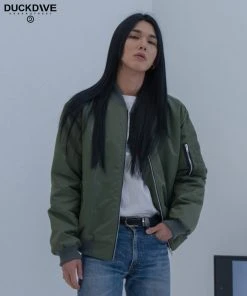 Best Sellers [DUCKDIVE] Seasonless STD MA-1 KHAKI