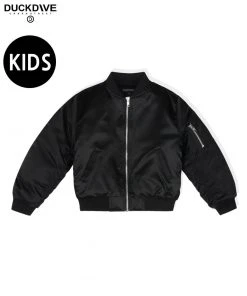 Best Sellers [DUCKDIVE] SS 22 Kids Regular RGL MA-1 Flight Jacket BLACK