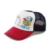 [YOUTHBATH] Seasonless Monster Mesh Trunker Cap_WHITE/RED