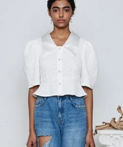 Best Sellers [MAKEATOAST] SS 22 PEPLUM BLOUSE