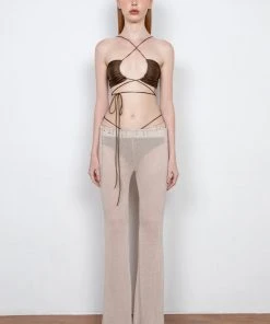 [PAIN OR PLEASURE] Summer 22 NIOBE PANTS Beige Best Sellers