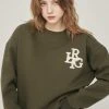 Best Sellers [LARTIGENT] Winter 21 LRTG SWEATSHIRT(KHAKI)