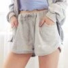 [MOONFAIRY] SS 22 LUNA GLITTER DOLPHIN SHORT PANTS-GRAY