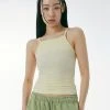 [SETUP EXE] SS 22 Basic Golgi Modal Sleeveless [Pale Yellow]