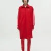 [NACHE] SS 22 PINTUCK JERSEY COAT (UNISEX) - RED Best Sellers