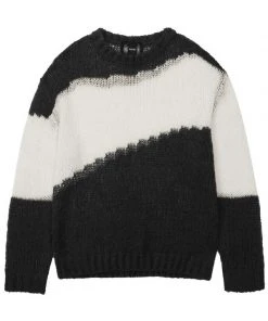 Best Sellers [FLAREUP] SS 22 Mars 3.Gauge Mohair Knit - Black (FL-187)