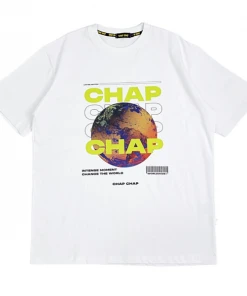 Best Sellers [CHAPCHAP] SS 22 Earth Chap Logo Tee(White)