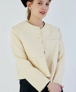 [ANEDIT] Summer 22 Button Tweed Jacket_BU