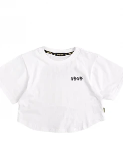 Best Sellers [CHAPCHAP] SS 22 Lettering Crop Tee(White)