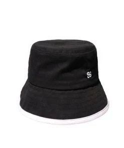 Best Sellers [SLEEPY SLIP] Seasonless PIGMENT TRIM BLACK BUCKET HAT