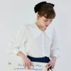 Best Sellers [ANEDIT] Summer 22 Lace Big Collar Blouse_WT