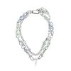Best Sellers [STEEL EDITION] Seasonless V Metal Curve Ring Necklace