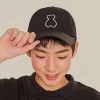 Best Sellers [AQOSTUDIOSPACE] SS 22 AQO BEAR BALLCAP BLACK