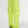 Best Sellers [GIMMETHEYOUNG] SS 22 COTTON POCKET PANTS / NEON YELLOW