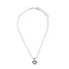 [STEEL EDITION] Seasonless Oil Painting Heart Ball Chain Necklace Best Sellers