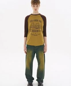 [LECYTO] FW 21 VINTAGE WASHED WIDE DENIM PANTS_[INDIGO] Best Sellers