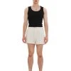 Best Sellers [LECYTO] Summer 22 SHORTS KNIT PANTS_(IVORY)