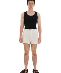 Best Sellers [LECYTO] Summer 22 SHORTS KNIT PANTS_(IVORY)