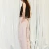 [ROCCI ROCCI] Summer 22 Rivet Long Wide Pants (PINK)