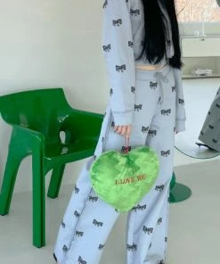 [POPSIZ] SS 22 Ribbon Print Pants Best Sellers