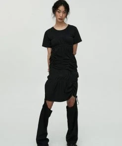 [NACHE] Summer 22 SMOCKING T-SHIRT