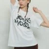 Best Sellers [ROCCI ROCCI] Summer 22 BORiNG YOGa T-shirt (WHITE)