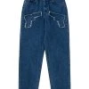 [AJO BY AJO] SS 22 Gun Washed Jeans [Navy]