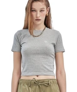 [CRANK] Summer 22 BASIC SMALL LOGO TOP_GY