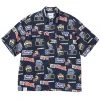 [LIBERE KOREA] Summer 22 STICKER PACK SHIRT / NAVY Best Sellers