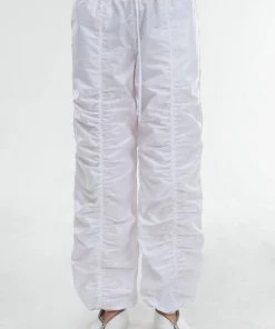[GIMMETHEYOUNG] SS 22 SHIRRING COATING PANTS / WHITE Best Sellers