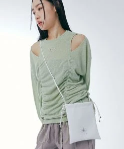 Best Sellers [SETUP EXE] SS 22 Shoulder Slit Shirring MTM [Lime]