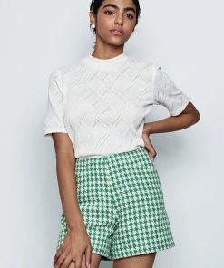 [MAKEATOAST] SS 22 KNIT HALF-TUTLE NECK TE IVORY