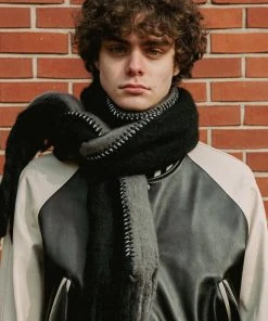 Best Sellers [LECYTO] Winter 21 SMOCK MIX MUFFLE_[GY/BK]