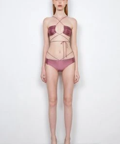 [PAIN OR PLEASURE] Summer 22 UNDINE BIKINI SET Mauve Pink Best Sellers
