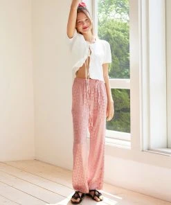 [ANEDIT] Summer 22 Flower Banding Pants_PK