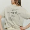 [ROCCI ROCCI] Summer 22 Apparel Service Regular T-shirt (BEIGE)