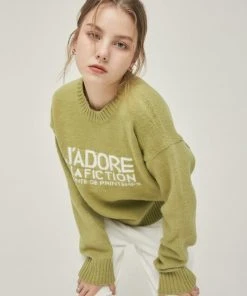 Best Sellers [LARTIGENT] Winter 21 LTG6 FICTION KNIT(LIGHT GREEN)