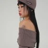 Best Sellers [UGLY SHADOW] FW 21 KNIT HAIRBAND(BROWN)